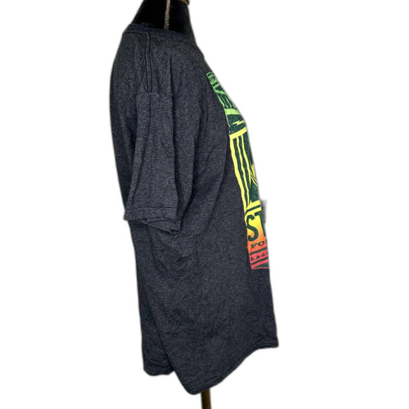 Bob Marley Graphic T-Shirt XL Reggae Rasta Stand Up Tee Music Legend Unisex - Picture 4 of 6